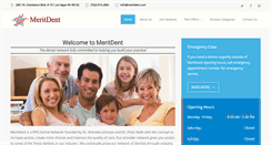 Desktop Screenshot of meritdent.com