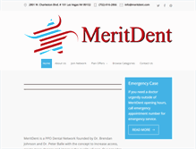 Tablet Screenshot of meritdent.com